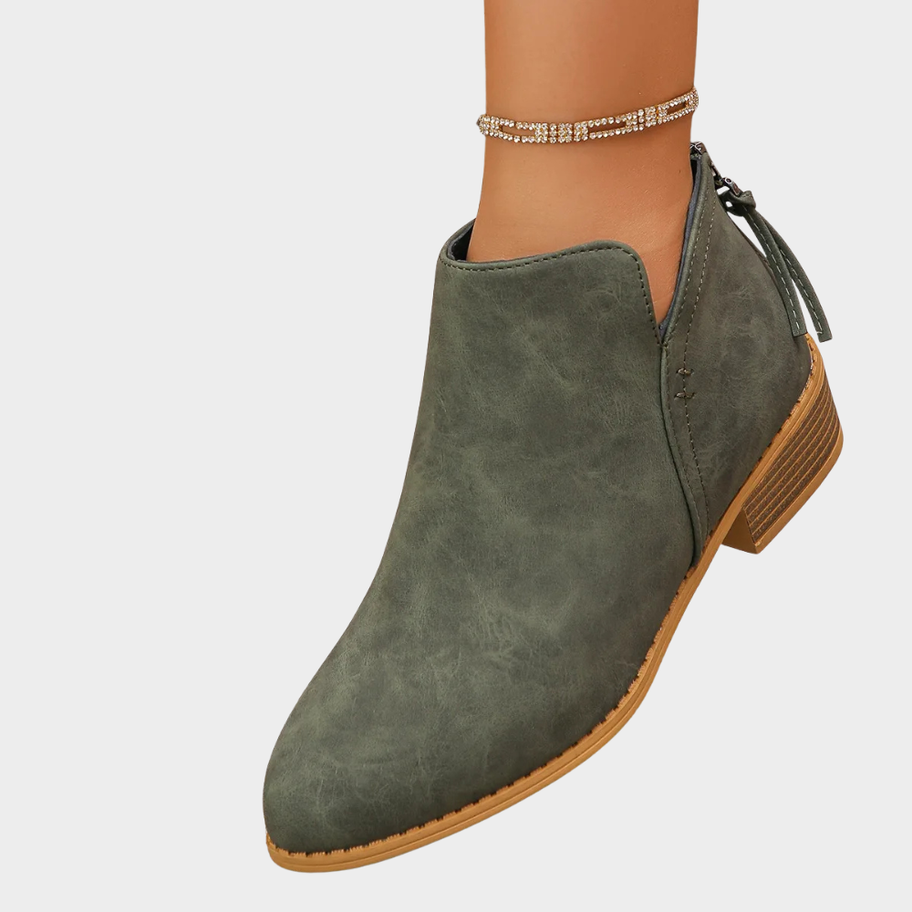 Joanne | Low Heel Ankle Boots