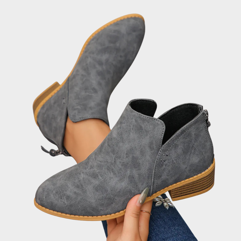 Joanne | Low Heel Ankle Boots