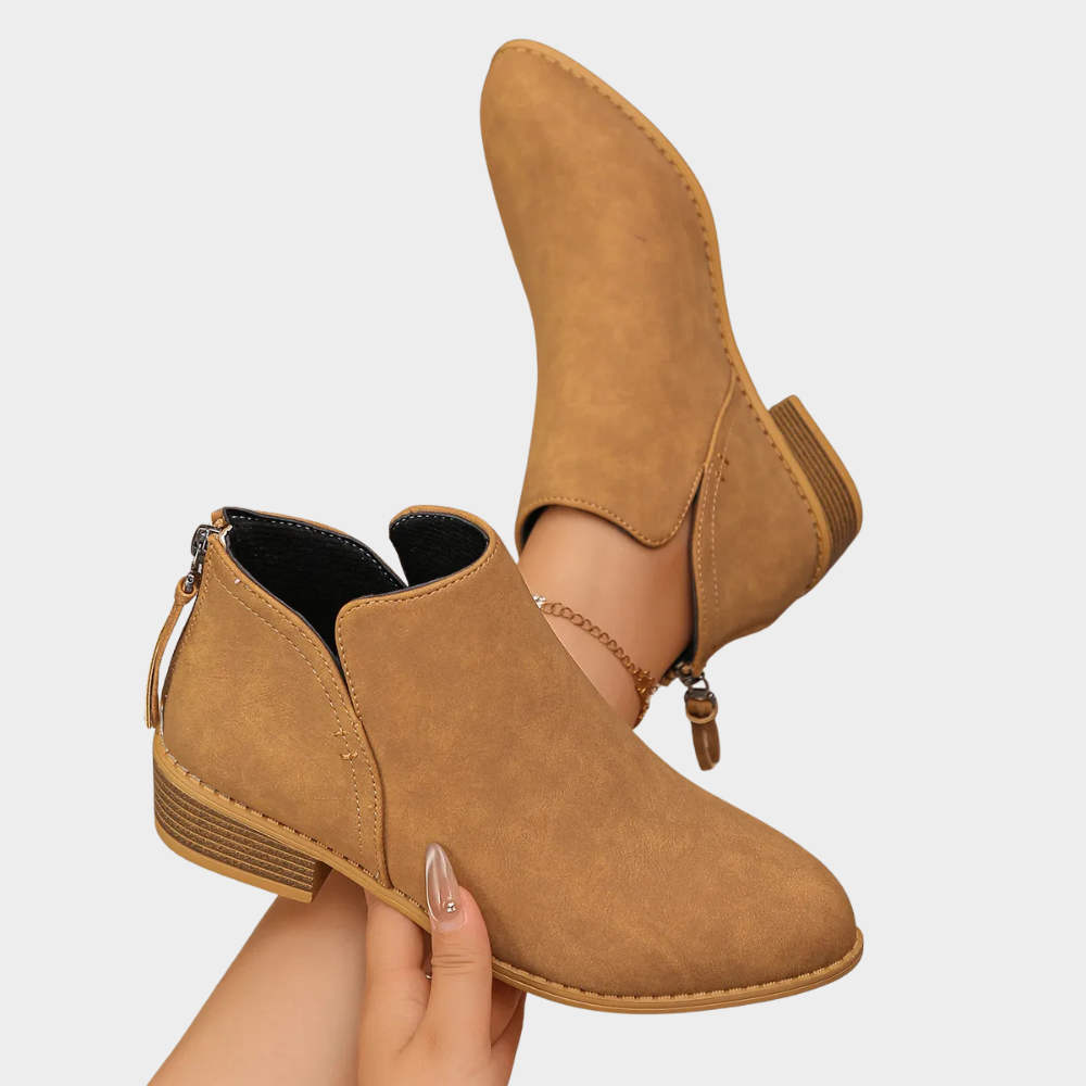 Joanne | Low Heel Ankle Boots