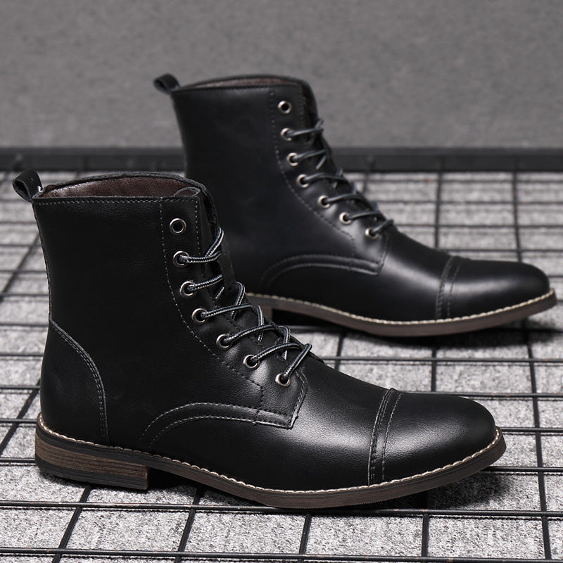 Piet | Faux Leather Ankle Boots
