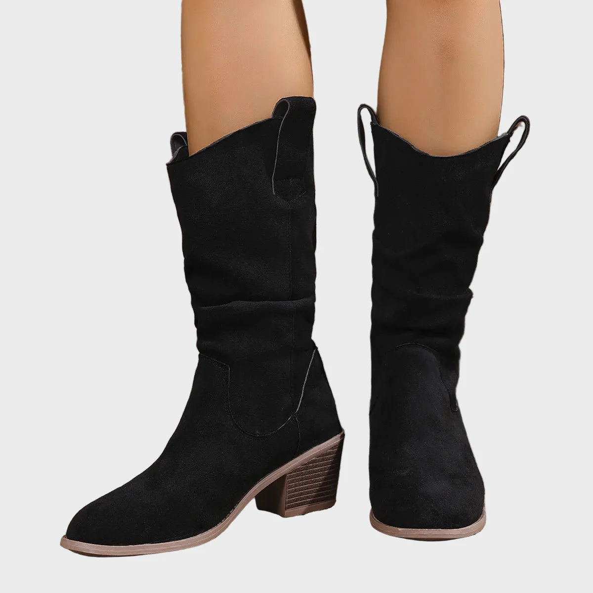 Suze | Mid-Heel Cowboy Boots