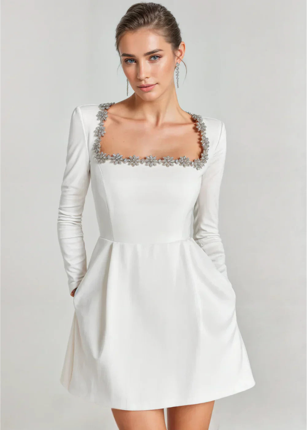 Maddy | Velvet Mini Dress