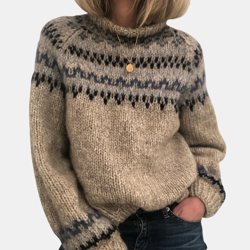Merel | Cozy Retro Sweater