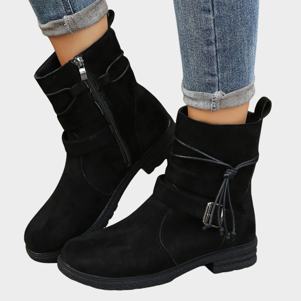 Docota | Low Heel Ankle Boots