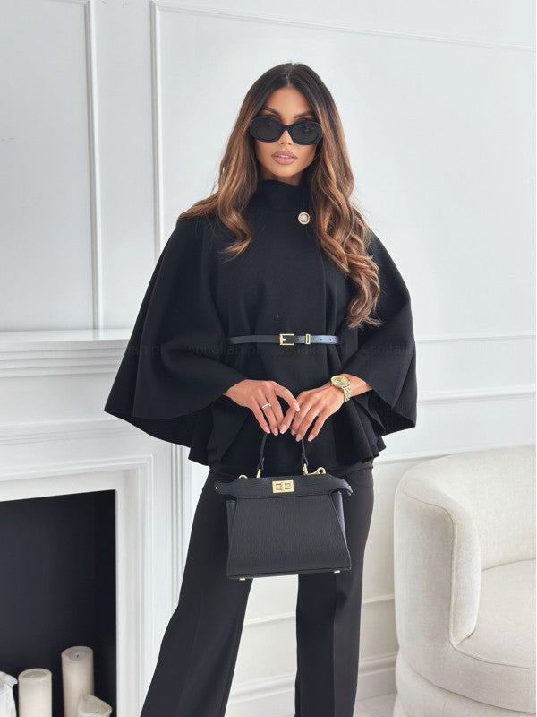 Esther | Chic Butterfly Sleeve Jacket with Belt