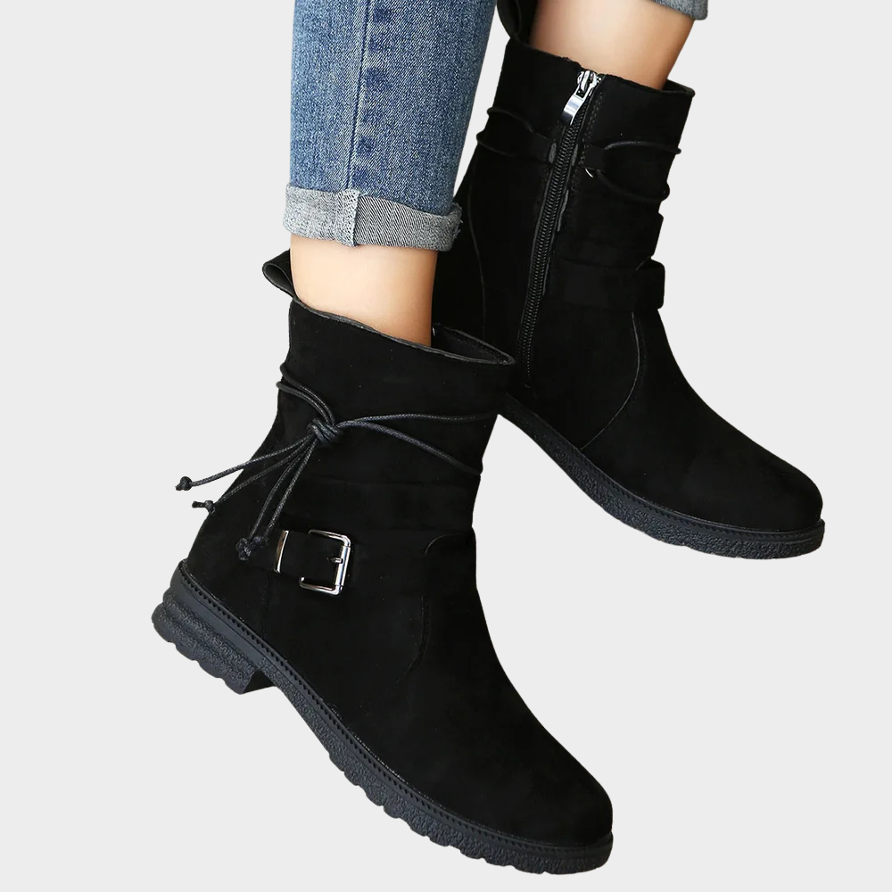Docota | Low Heel Ankle Boots