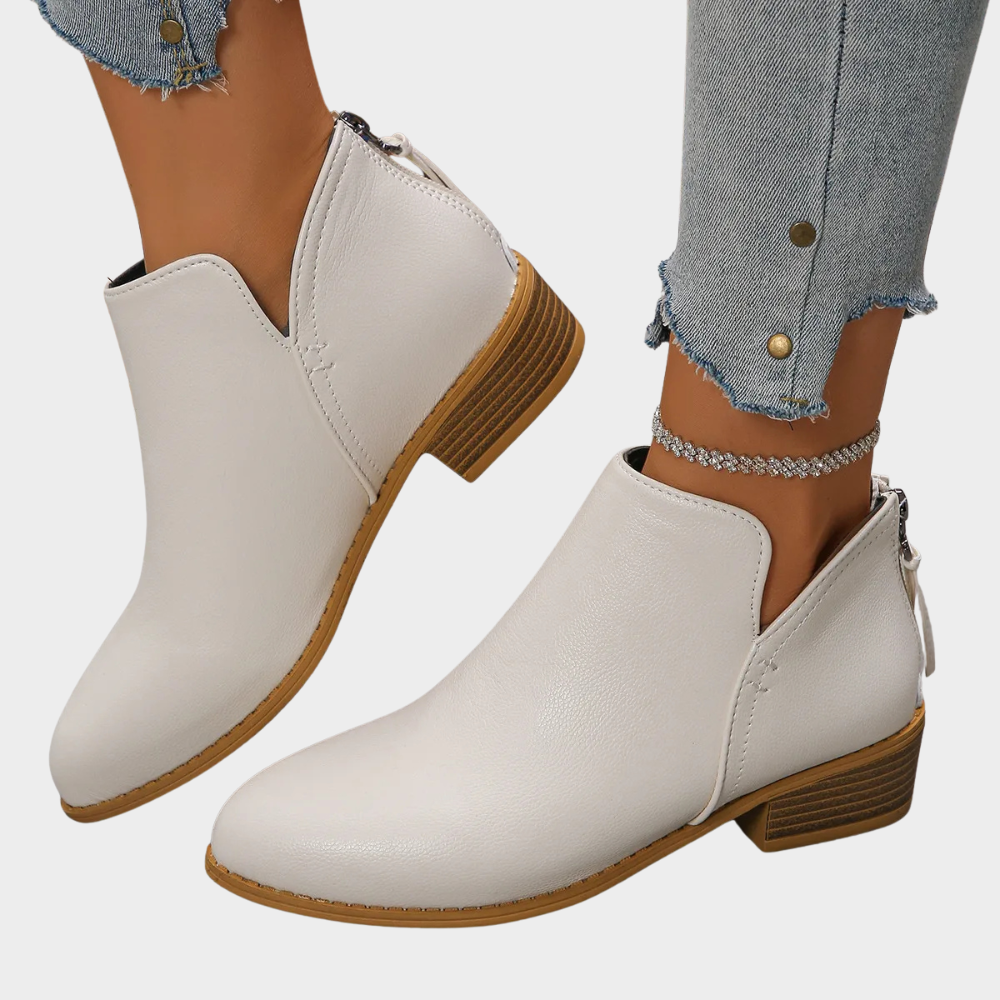 Joanne | Low Heel Ankle Boots