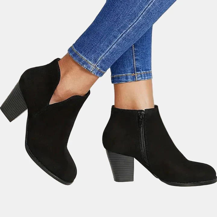 Manon | Block Heel Ankle Boots