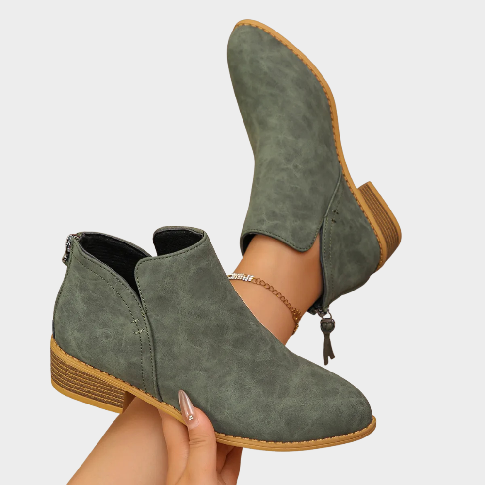 Joanne | Low Heel Ankle Boots