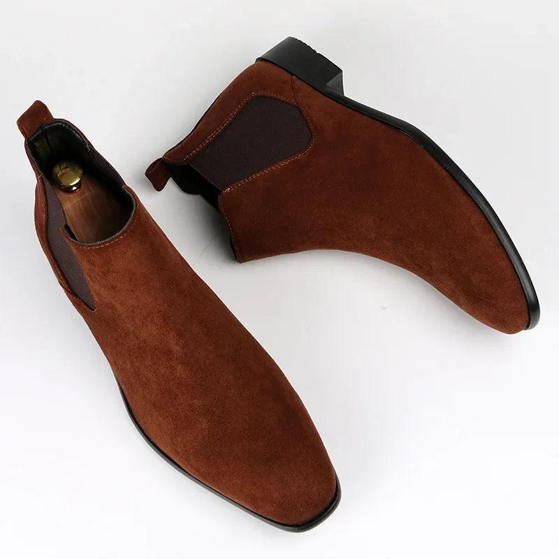 Job | Elegant Beige Chelsea Boots for the Style-Conscious Man