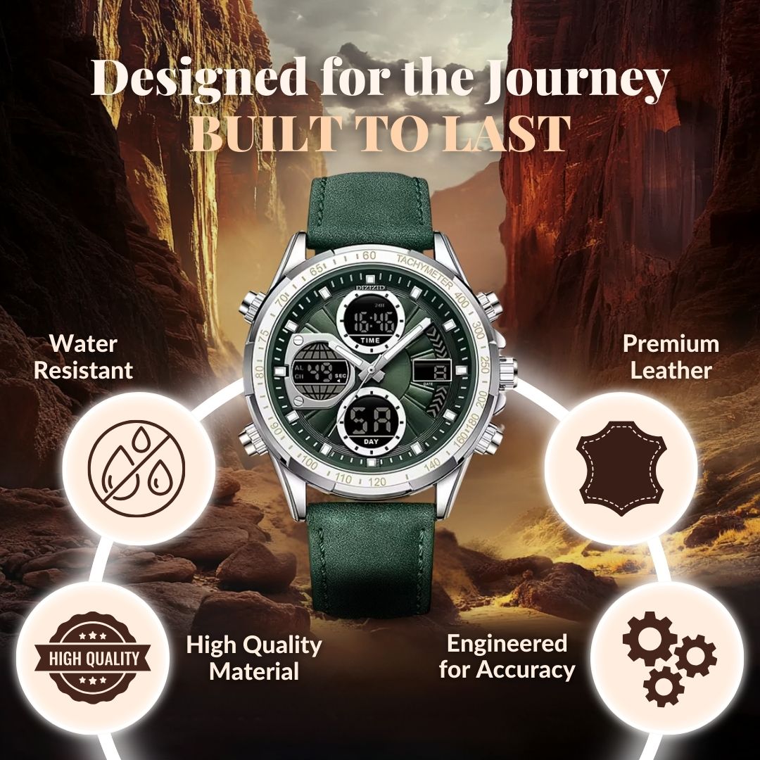 Active Waterproof Sporty Wrist Watch