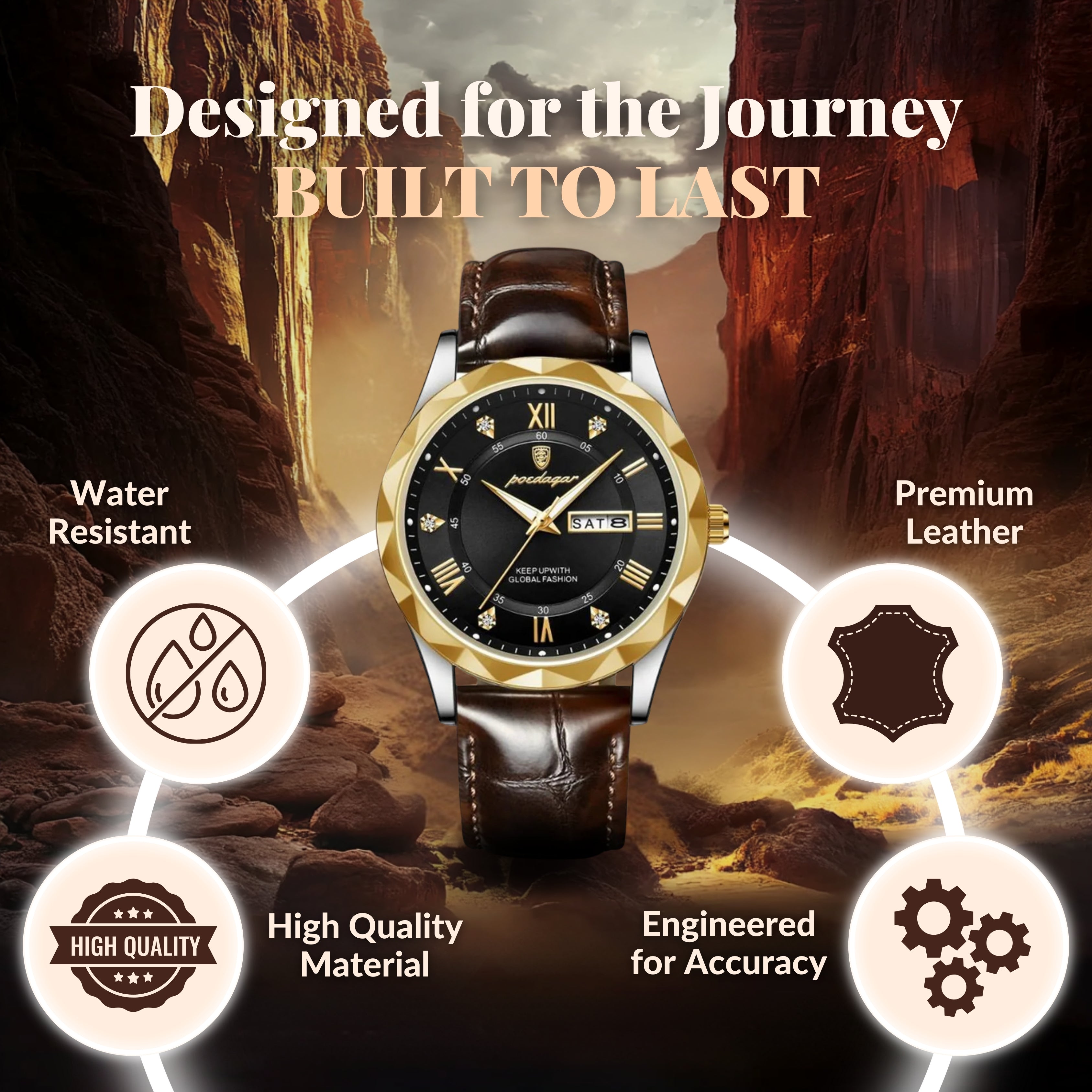 Classic Charm Luxury Wrist Watch