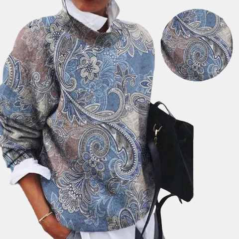 Florianne | Printed Pullover Sweater