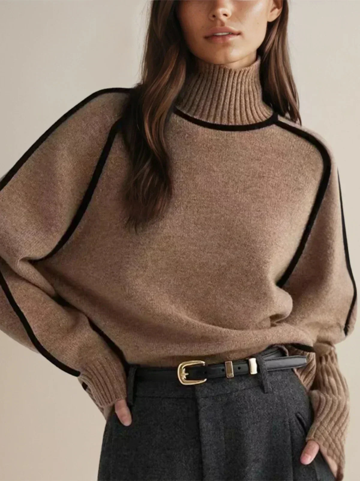 Frederique | Elegant Turtleneck sweater