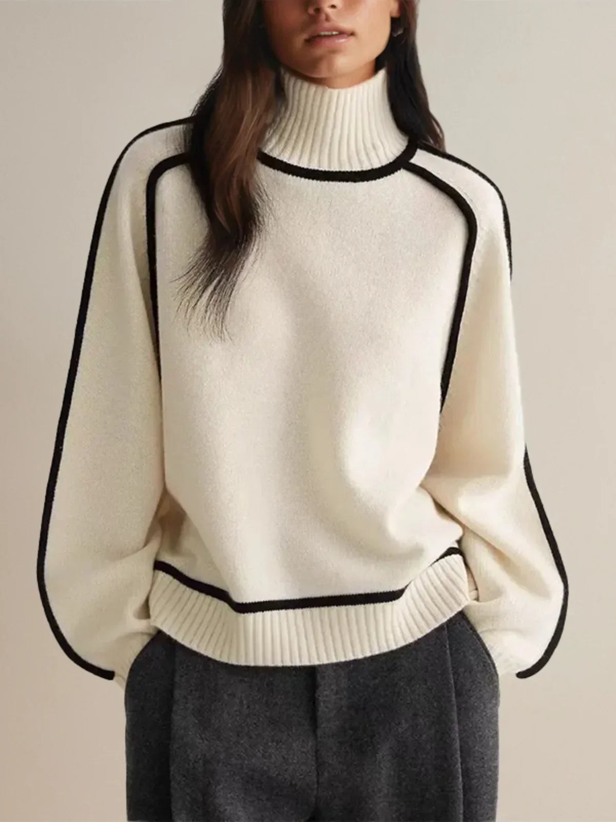 Frederique | Elegant Turtleneck sweater