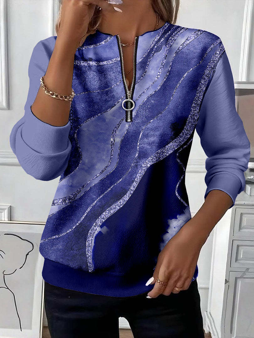 Katja | Vintage Half-Zip Sweatshirt