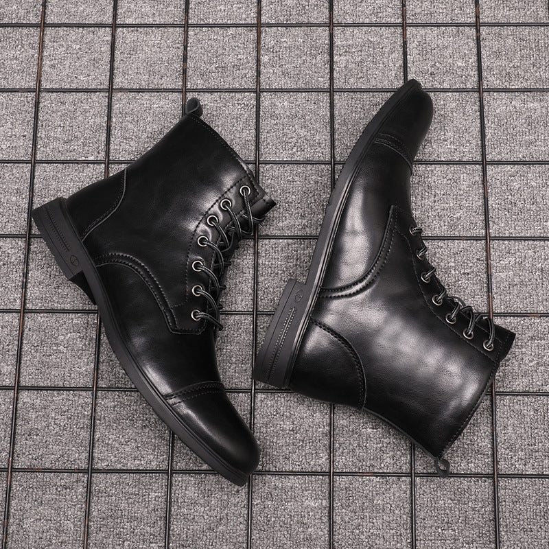 Piet | Faux Leather Ankle Boots