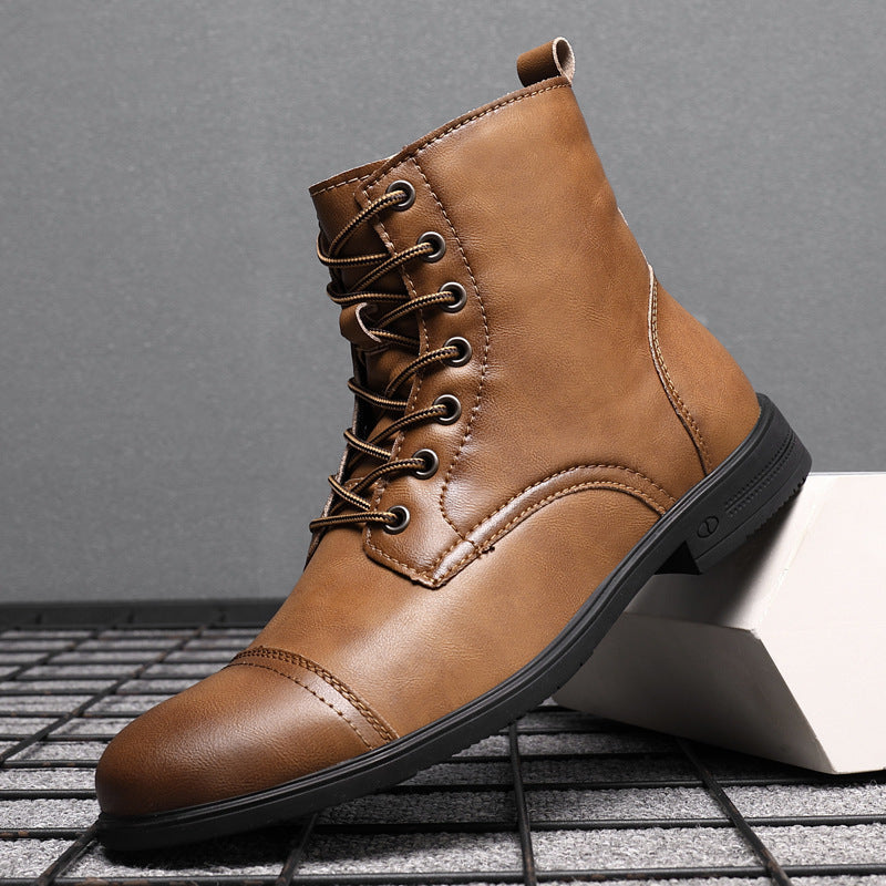 Piet | Faux Leather Ankle Boots