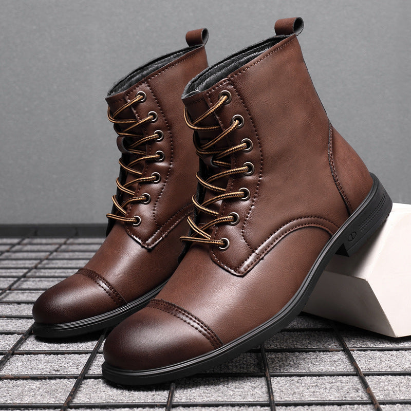 Piet | Faux Leather Ankle Boots
