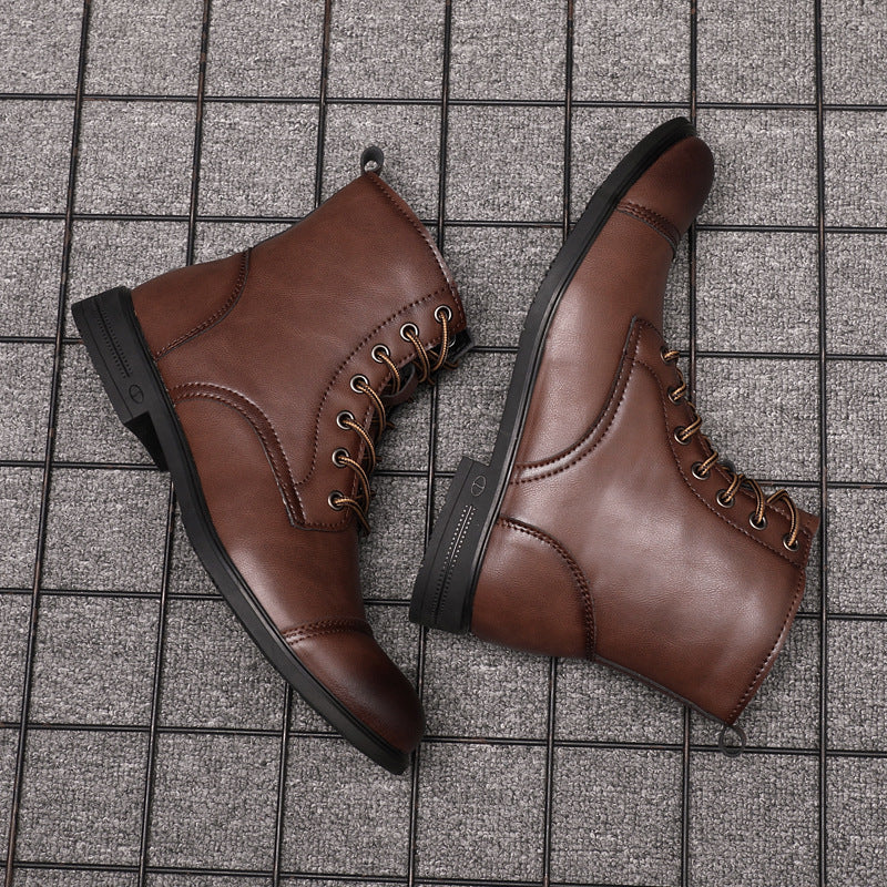 Piet | Faux Leather Ankle Boots
