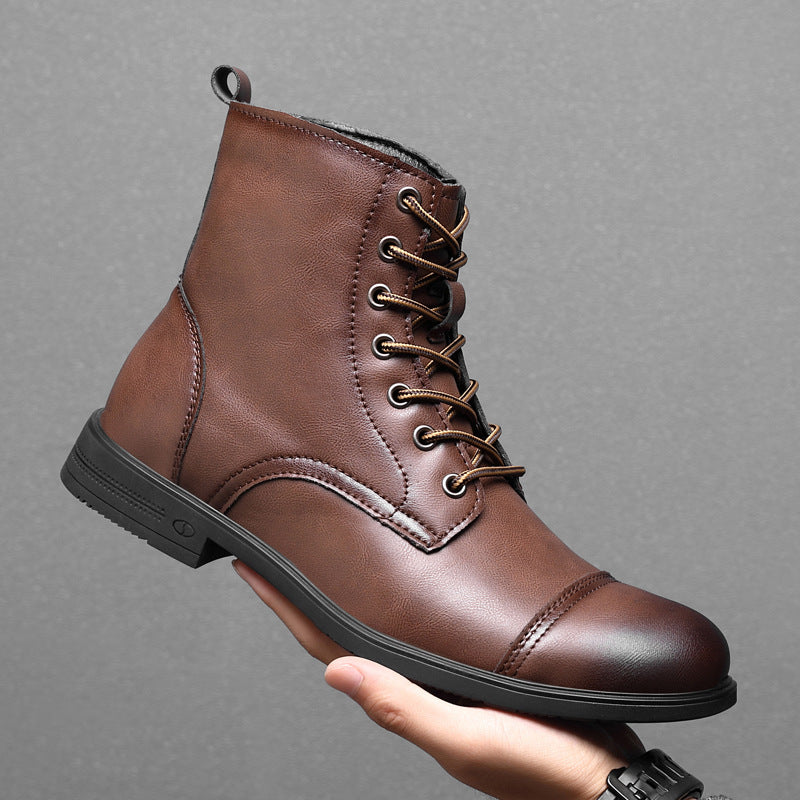 Piet | Faux Leather Ankle Boots