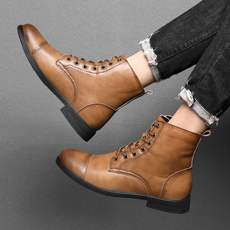 Piet | Faux Leather Ankle Boots
