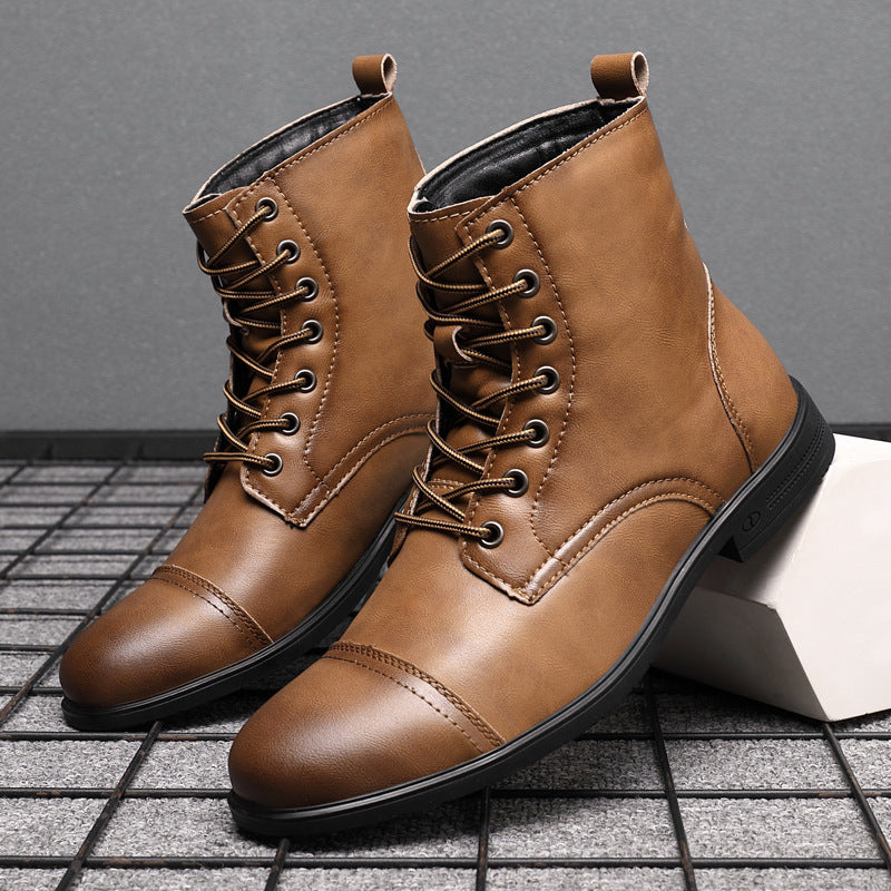 Piet | Faux Leather Ankle Boots