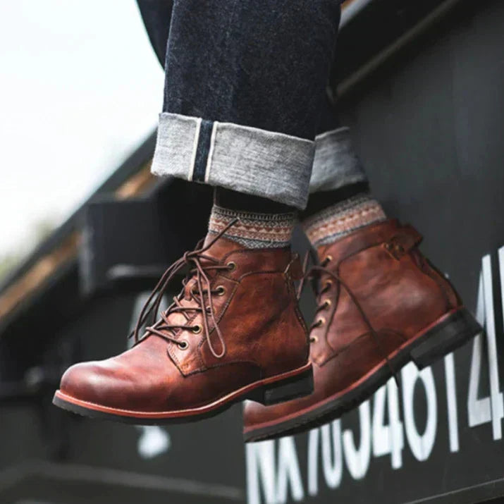 Matthijs | Rugged Leather Boots for Timeless Style