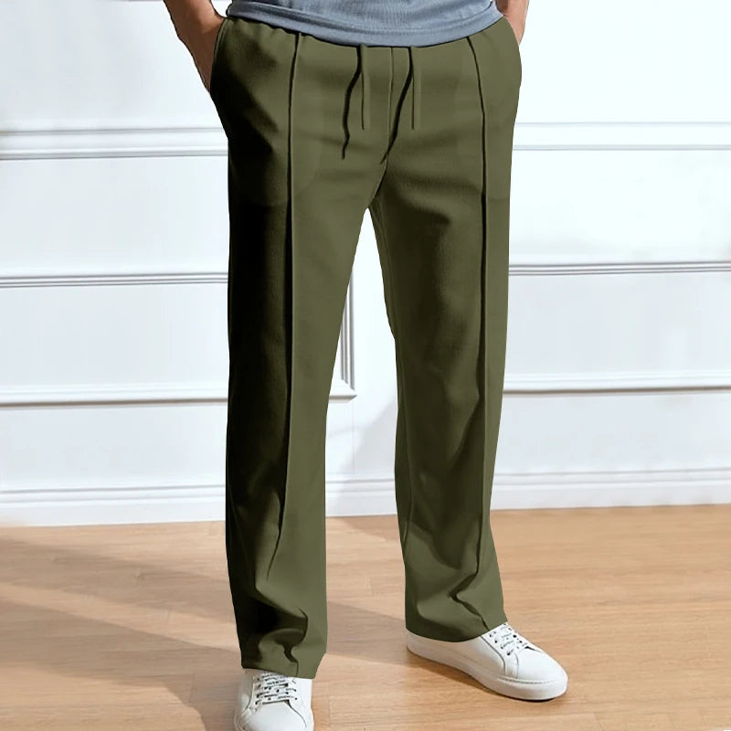 Gabriel | Men’s Solid Casual Trousers