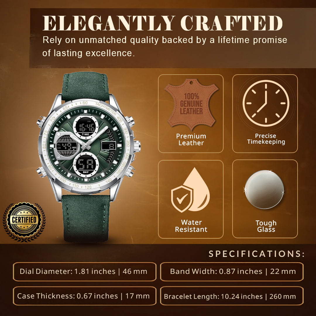 Active Waterproof Sporty Wrist Watch