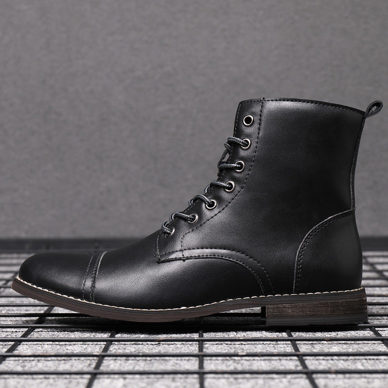 Piet | Faux Leather Ankle Boots