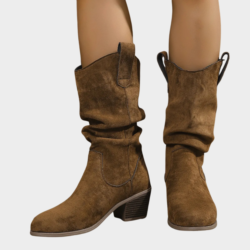 Suze | Mid-Heel Cowboy Boots