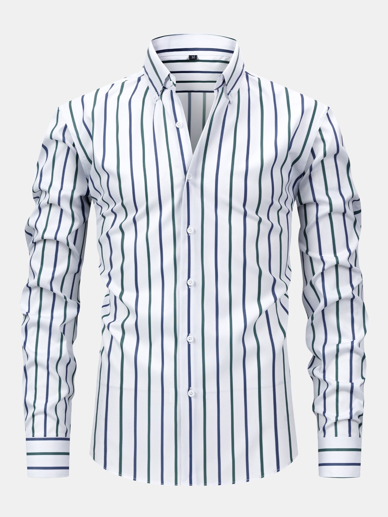 Julian | Long Sleeved Striped Shirt With Button
