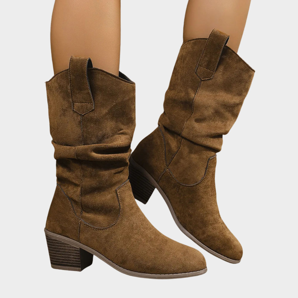 Suze | Mid-Heel Cowboy Boots