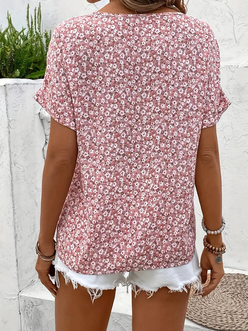 Estelle | Elegant Floral Print Blouse