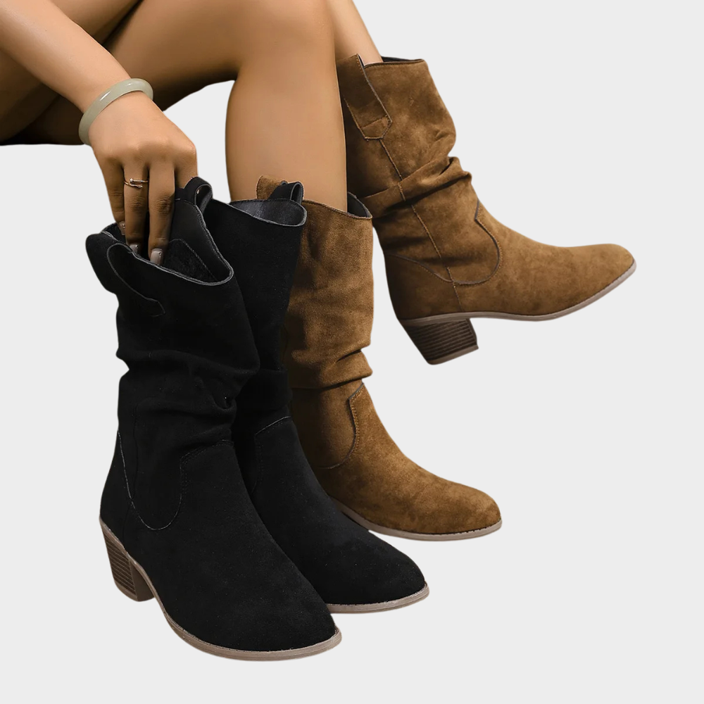 Suze | Mid-Heel Cowboy Boots
