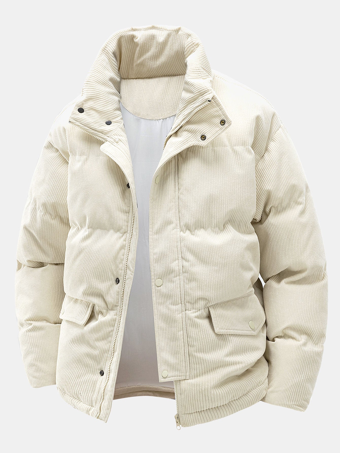 Berry – Corduroy Puffer Jacket