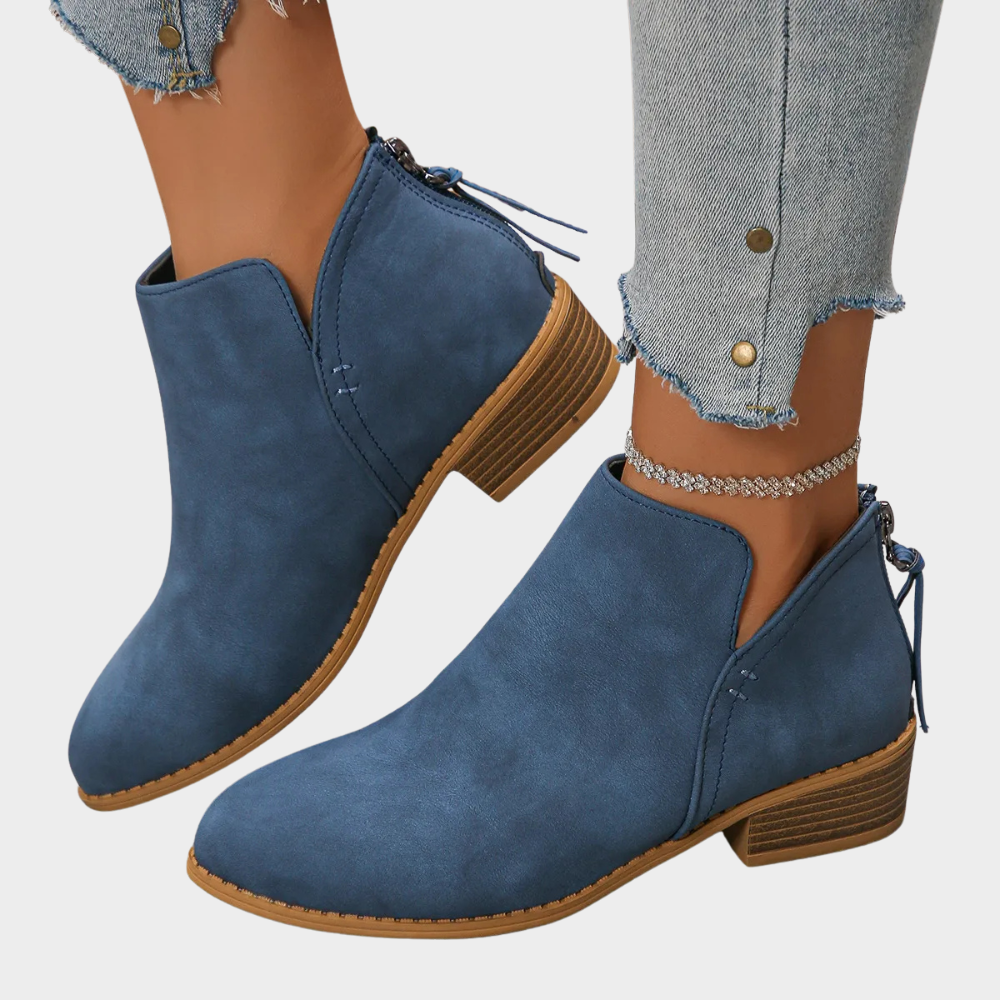 Joanne | Low Heel Ankle Boots