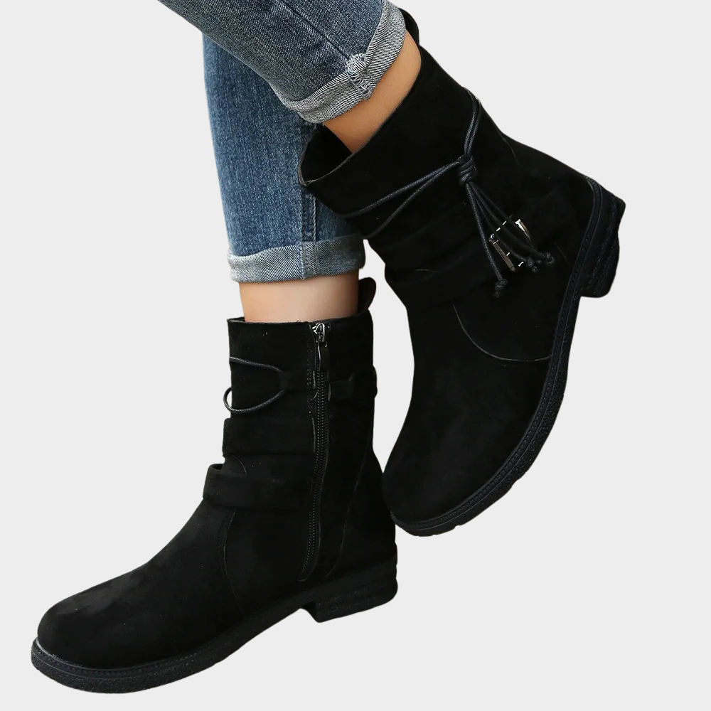 Docota | Low Heel Ankle Boots