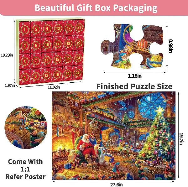 Luxury Puzzle Advent Calendar 1008 Pieces