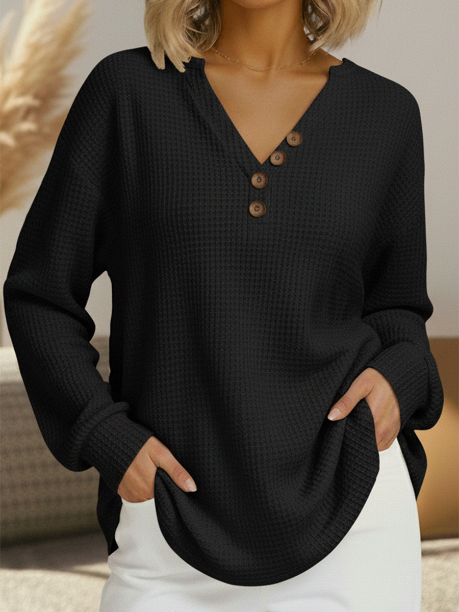 Siggy | Trendy Button Top