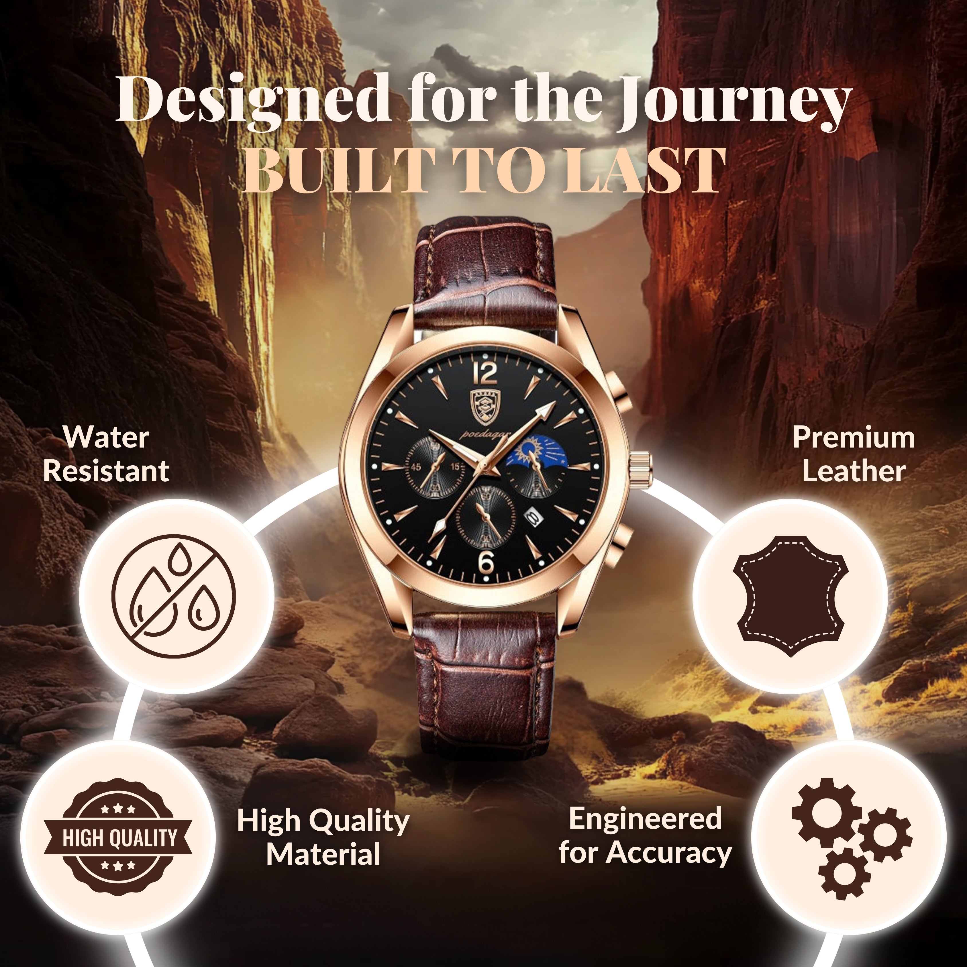 Casual Slim Sleek Design Wrist Watch