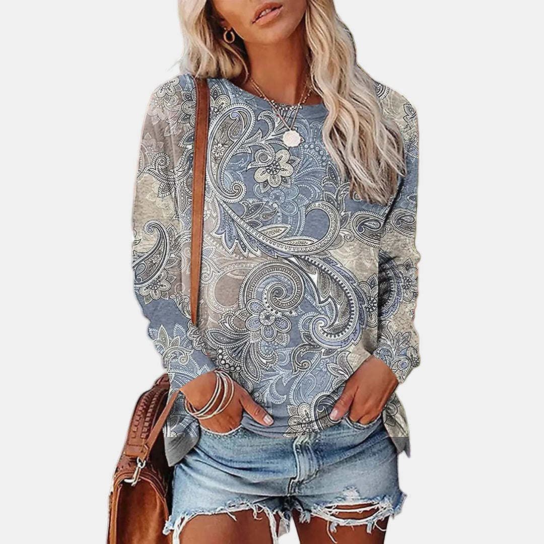 Florianne | Printed Pullover Sweater