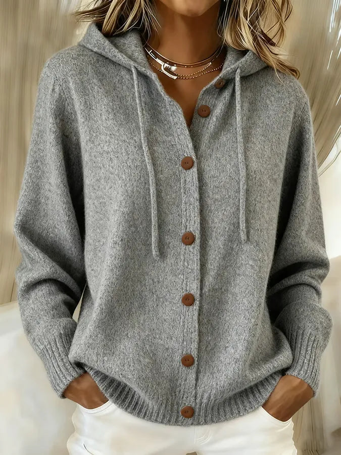 Lorayne | Cozy Button Cardigan
