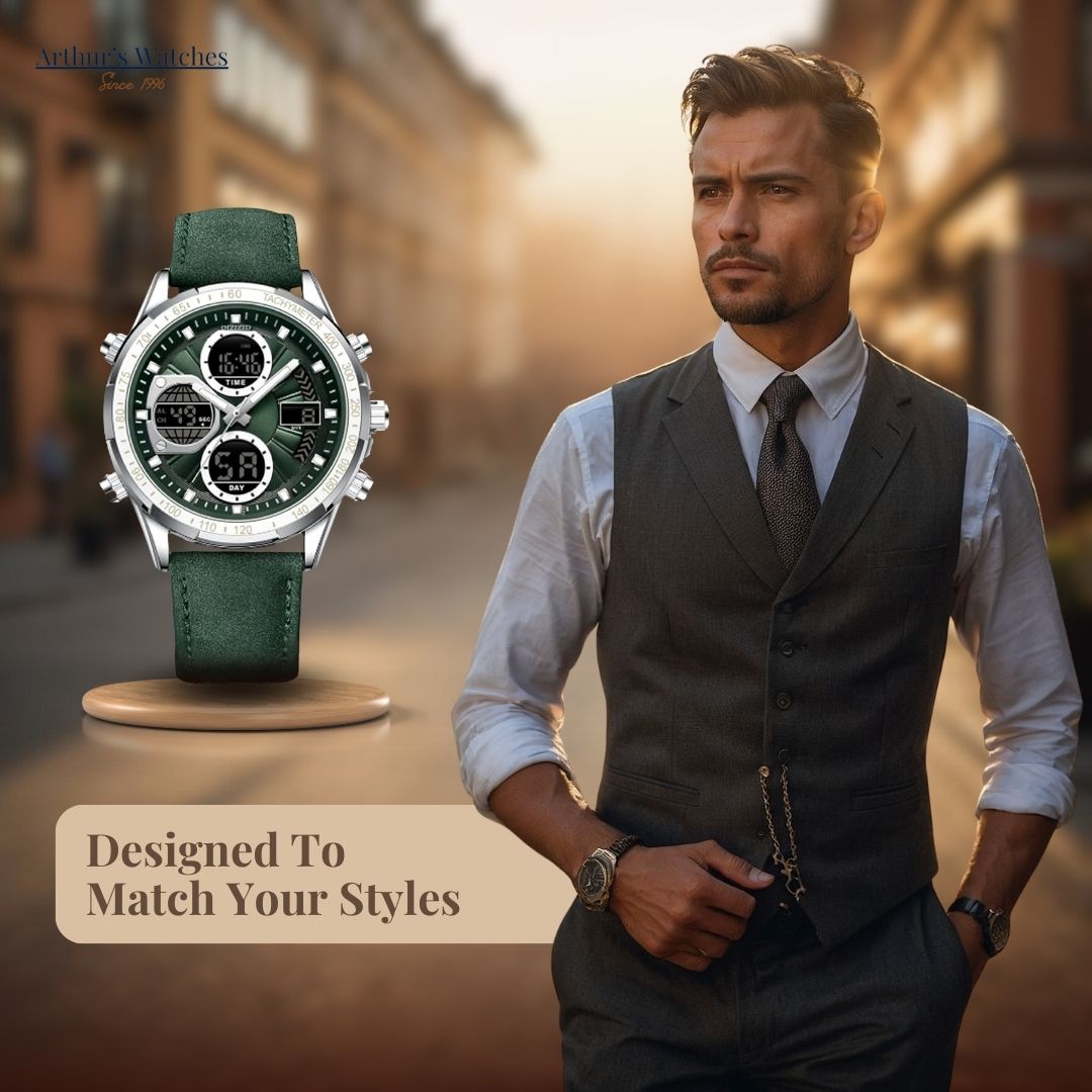 Active Waterproof Sporty Wrist Watch