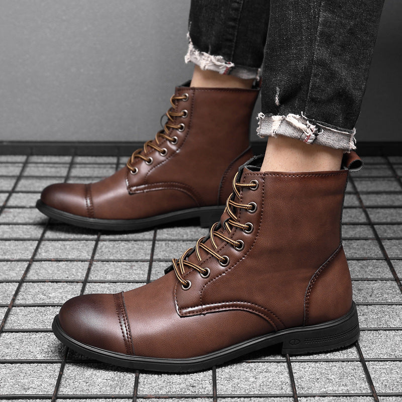 Piet | Faux Leather Ankle Boots