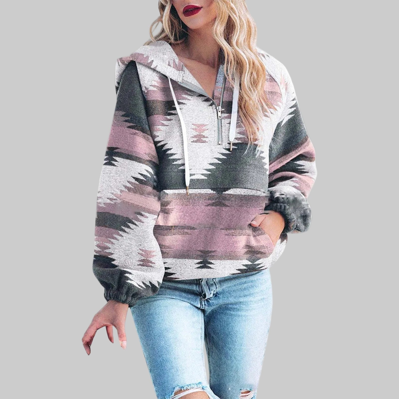 Sidse | Comfortable Oversized Zip-Up Hoodie with Long Sleeves