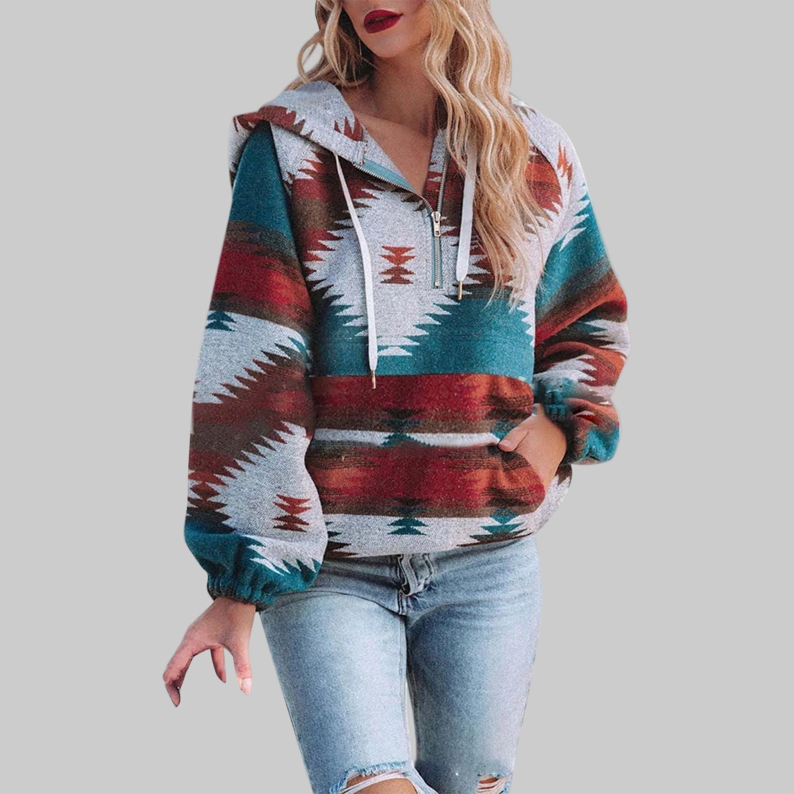 Sidse | Comfortable Oversized Zip-Up Hoodie with Long Sleeves