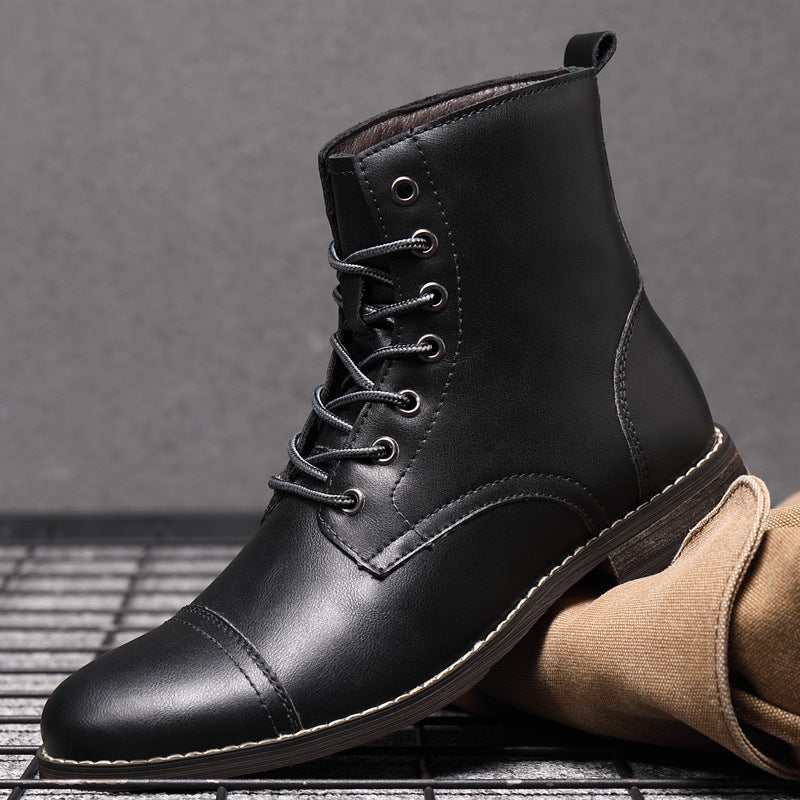 Piet | Faux Leather Ankle Boots