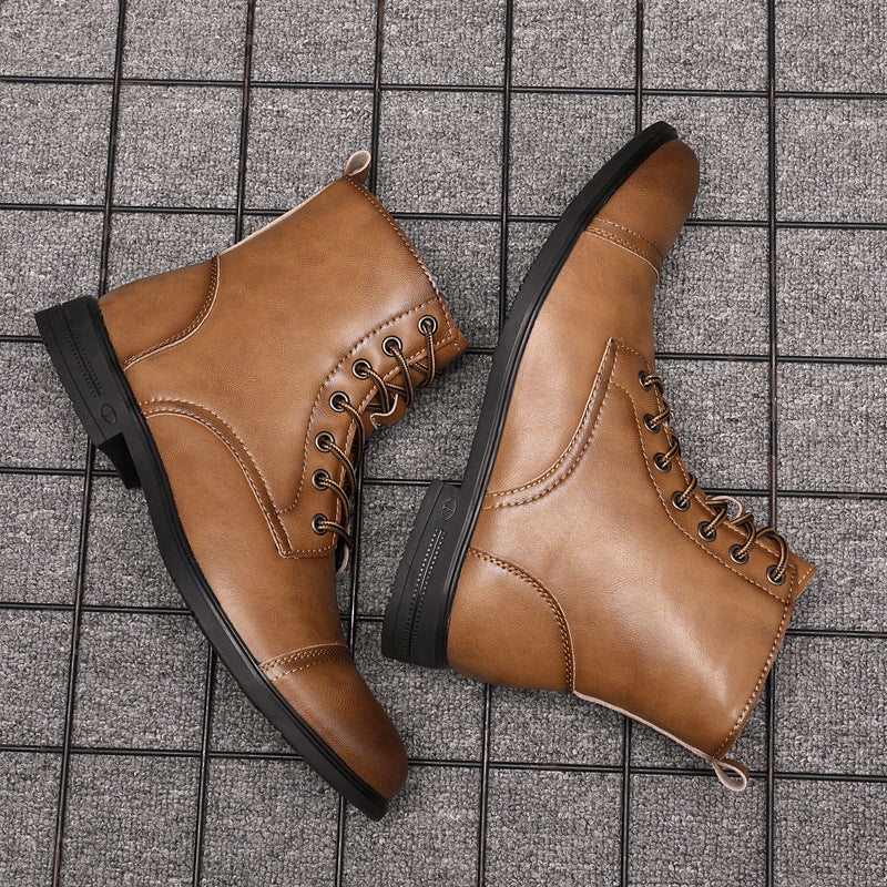 Piet | Faux Leather Ankle Boots